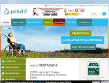 Tablet Screenshot of predif.org